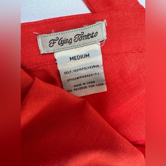 Flying Tomato Light Spaghetti Strap Wide Leg Jumpsuit With Pockets Medium - Picture 3 of 11